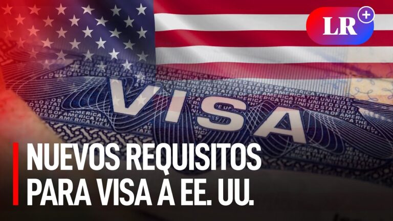 Requisitos para obtener la visa de turista a Estados Unidos