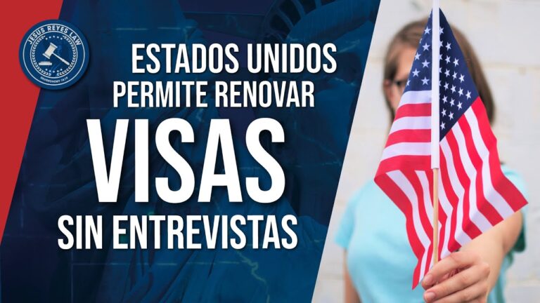 Renovación de visa en Estados Unidos: ¿Puedo hacerlo?