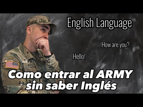 Entrando al ejército sin conocimiento de inglés: ¿Es posible?