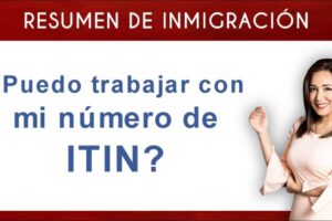 Trabajar con ITIN: ¿Dónde?